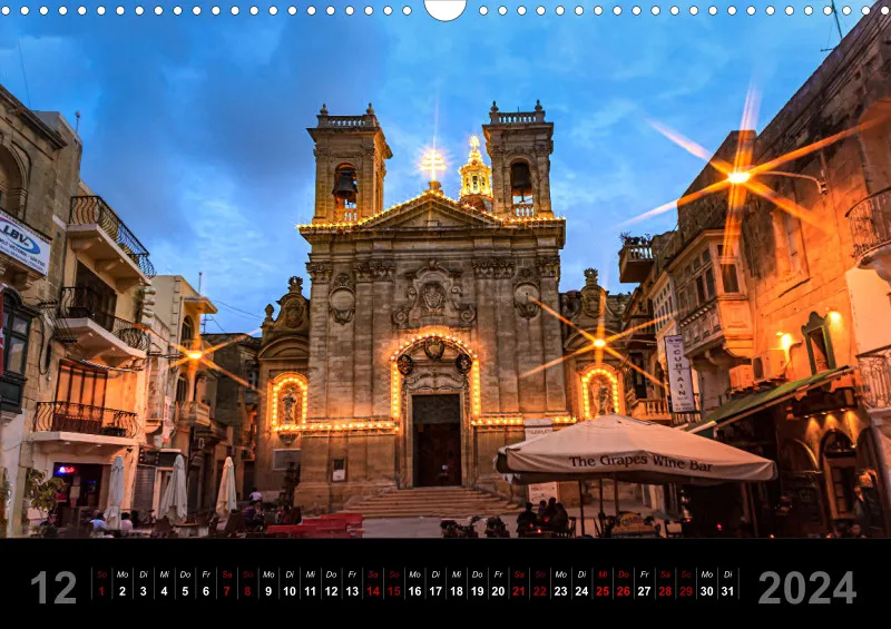 Fotokalender Malta 2024 A3