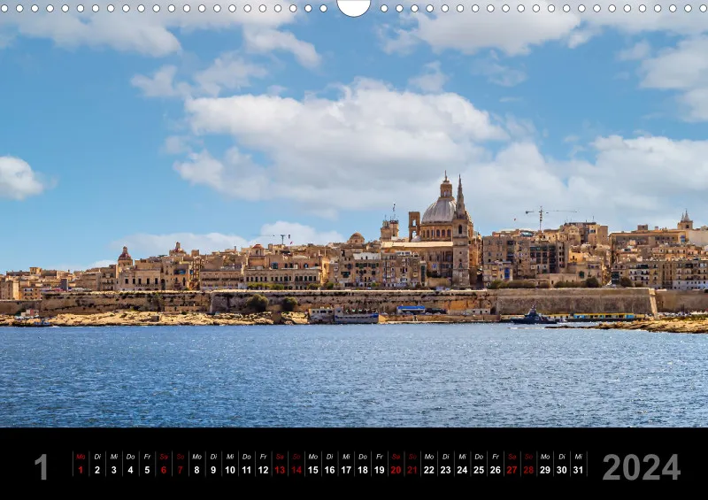 Fotokalender Malta 2024 A3