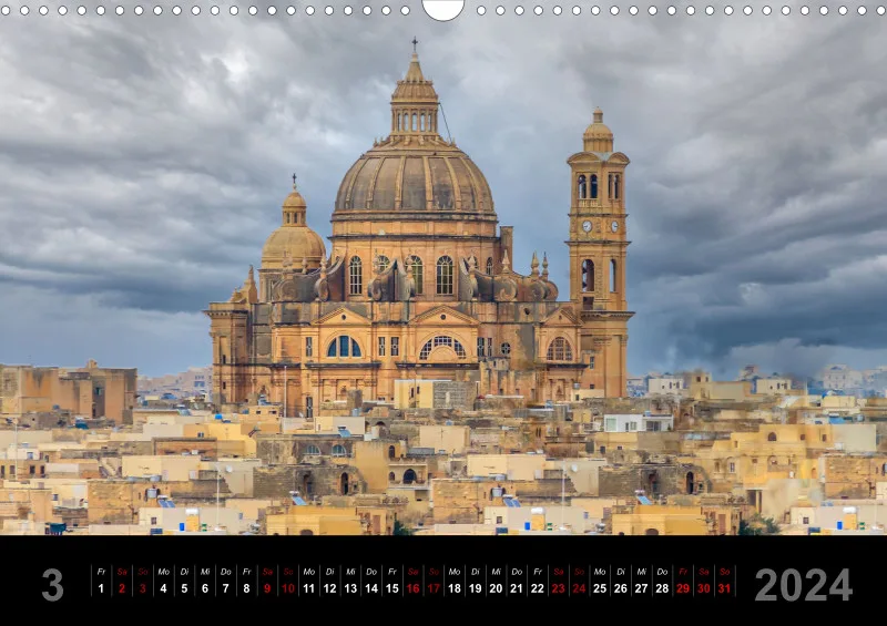 Fotokalender Malta 2024 A3