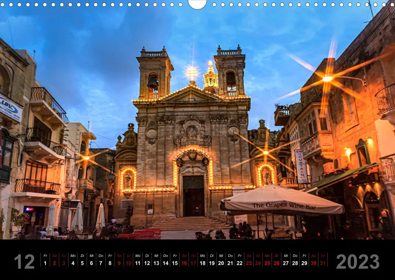 Fotokalender Malta 2023 A3