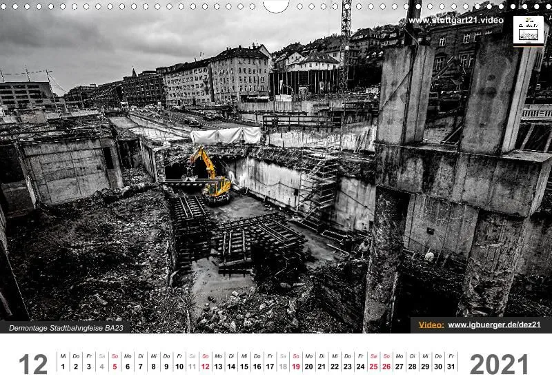 Stuttgart 21 Videokalender 2021