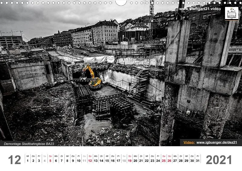 Stuttgart 21 Videokalender 2021