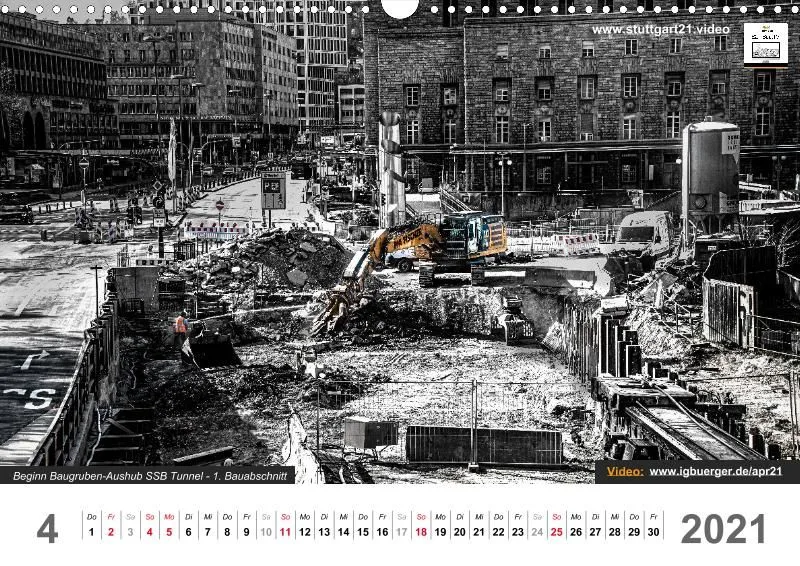 Stuttgart 21 Videokalender 2021