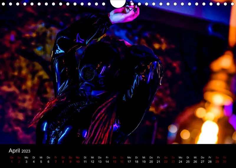Latex Kalender A4 quer