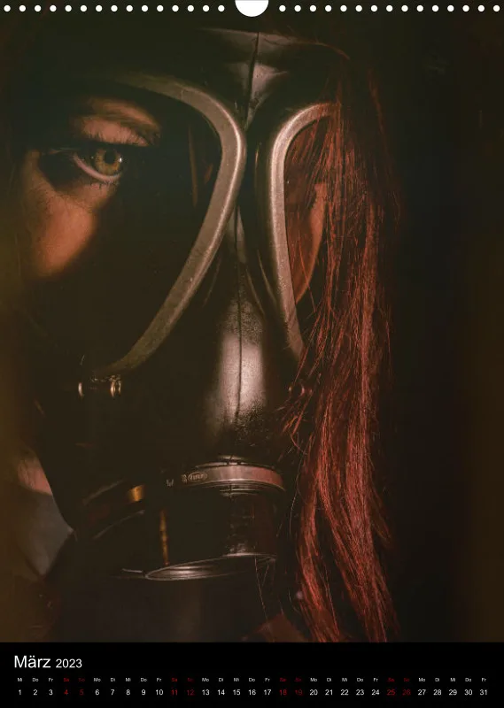 Gasmask Goddes A4 hoch