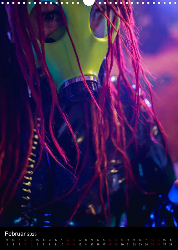 Gasmask Goddes A4 hoch