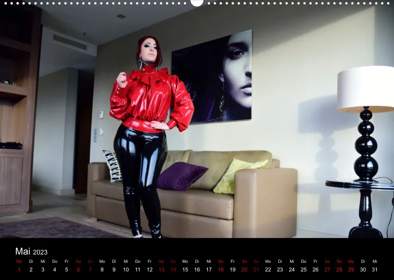 Latex Kalender A2 quer