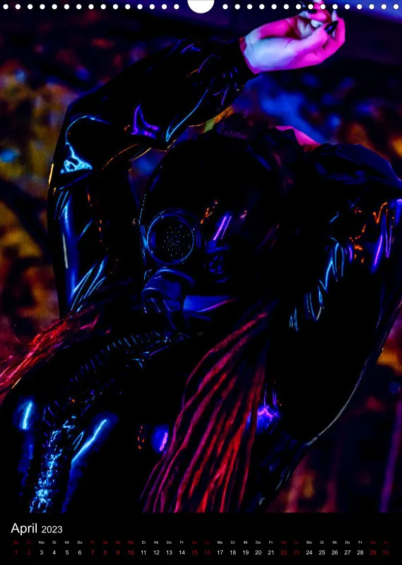 Gasmask Goddes A4 hoch