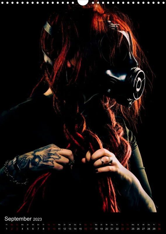 Gasmask Goddes A4 hoch