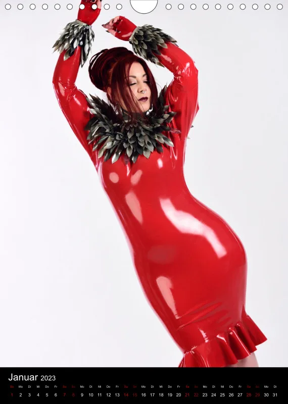 Latex Kalender A4 hoch
