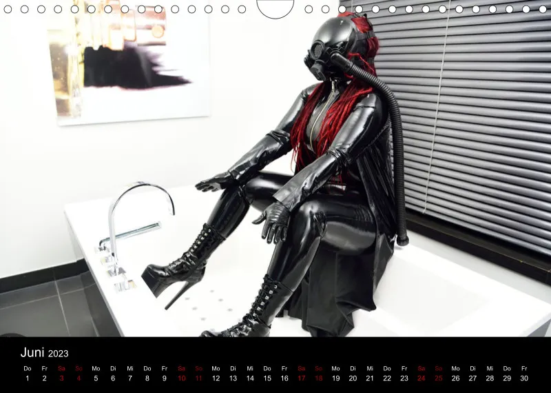 Latex Kalender A4 quer