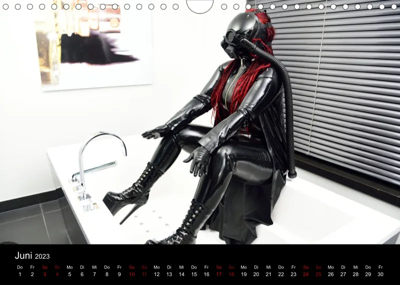 Latex Kalender A4 quer