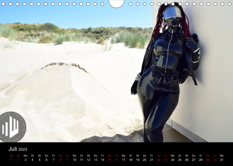 Latex Kalender A4 quer