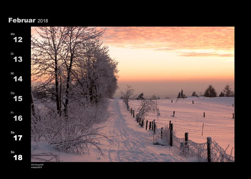 Lumixforum-Wochenkalender 2018