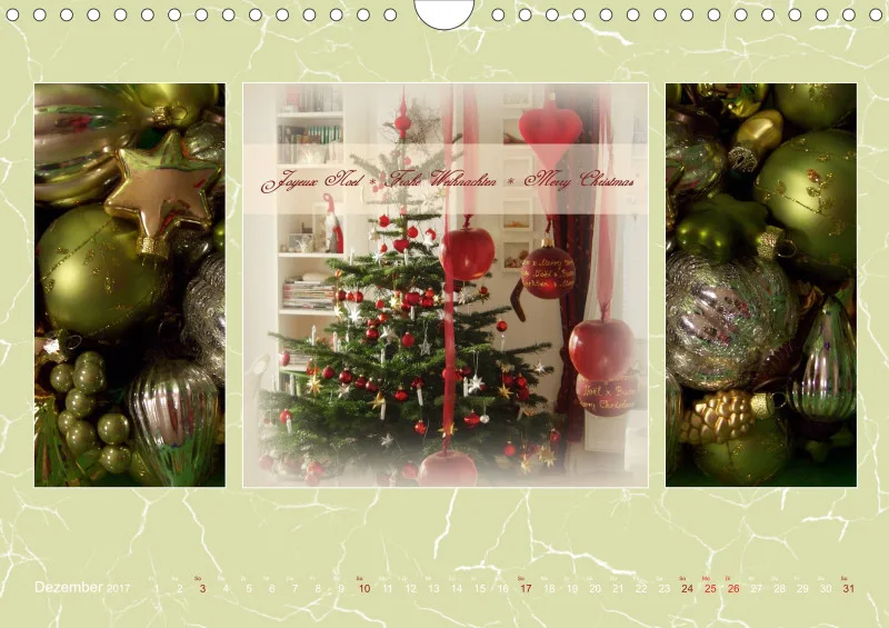 2017 Kalender A4 quer (grün)