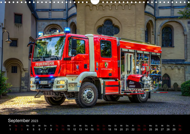 Feuerwehrfahrzeugkalender 2023; DIN A3; von KielPics
