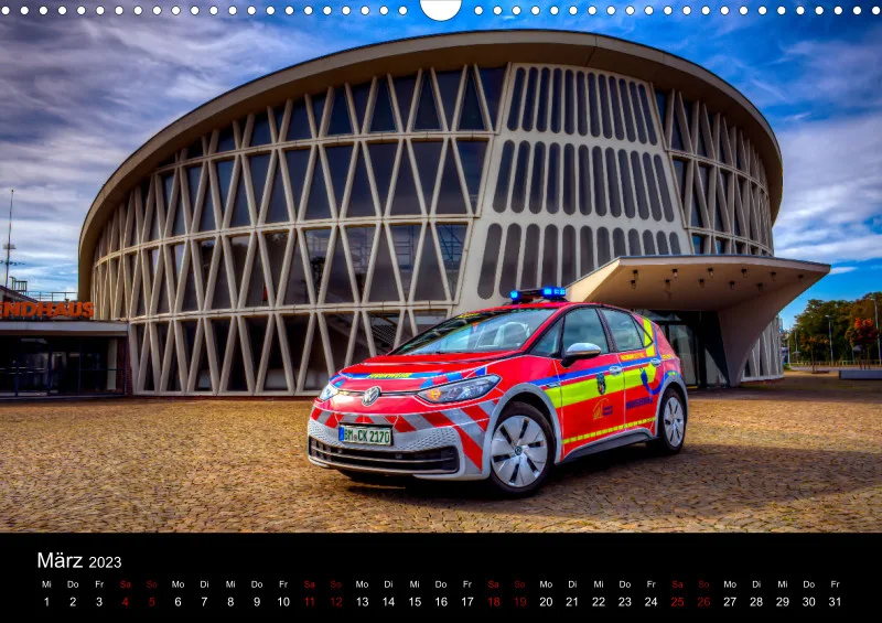 Feuerwehrfahrzeugkalender 2023; DIN A3; von KielPics