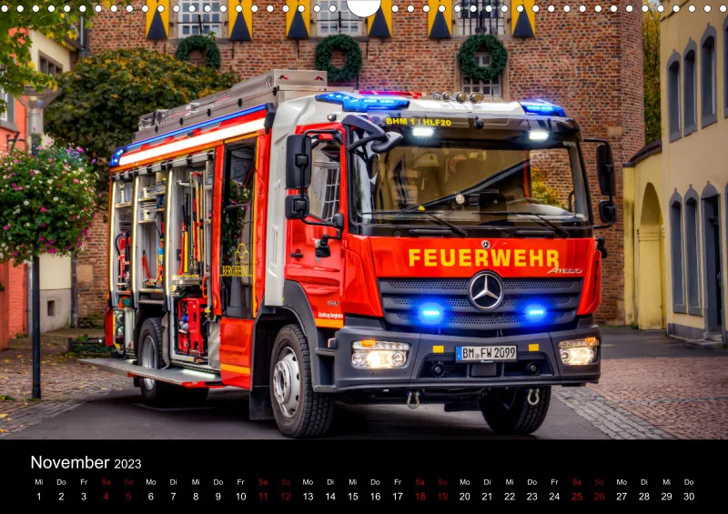 Feuerwehrfahrzeugkalender 2023; DIN A3; von KielPics
