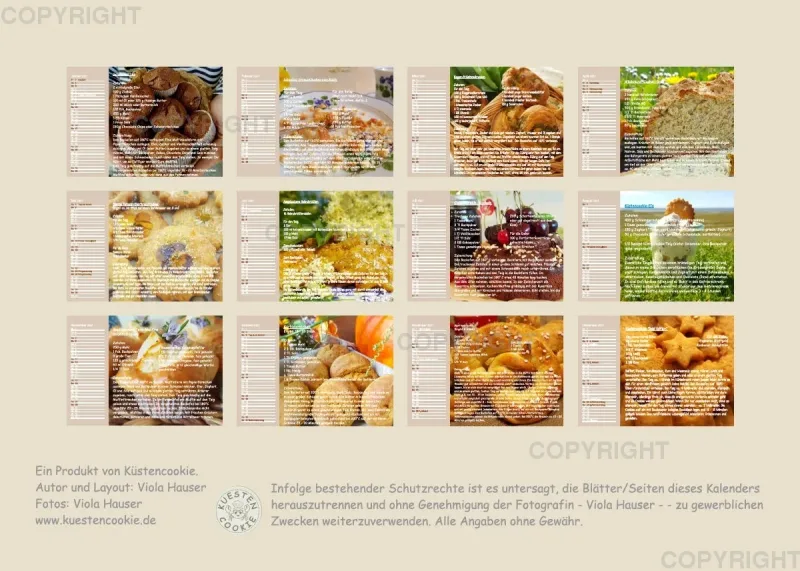 Küstencookies Rezeptkalender 2021