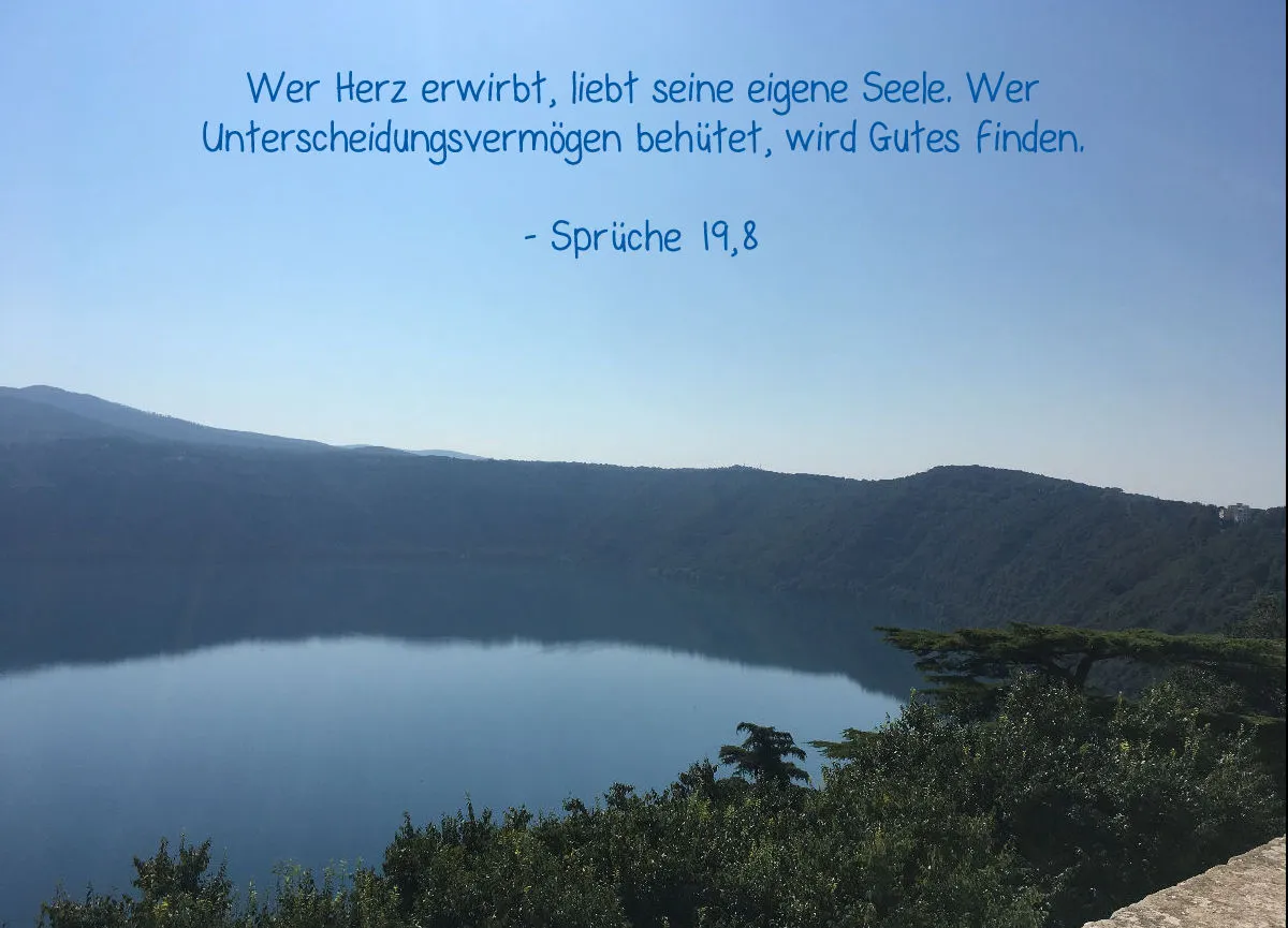 Grußkarte mit Bibelspruch