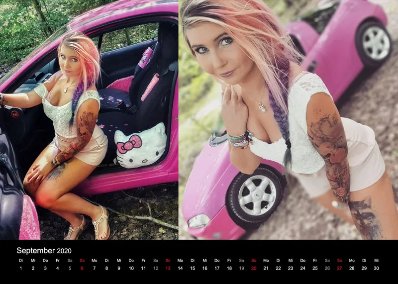 Tischkalender LadyTigra 2O20