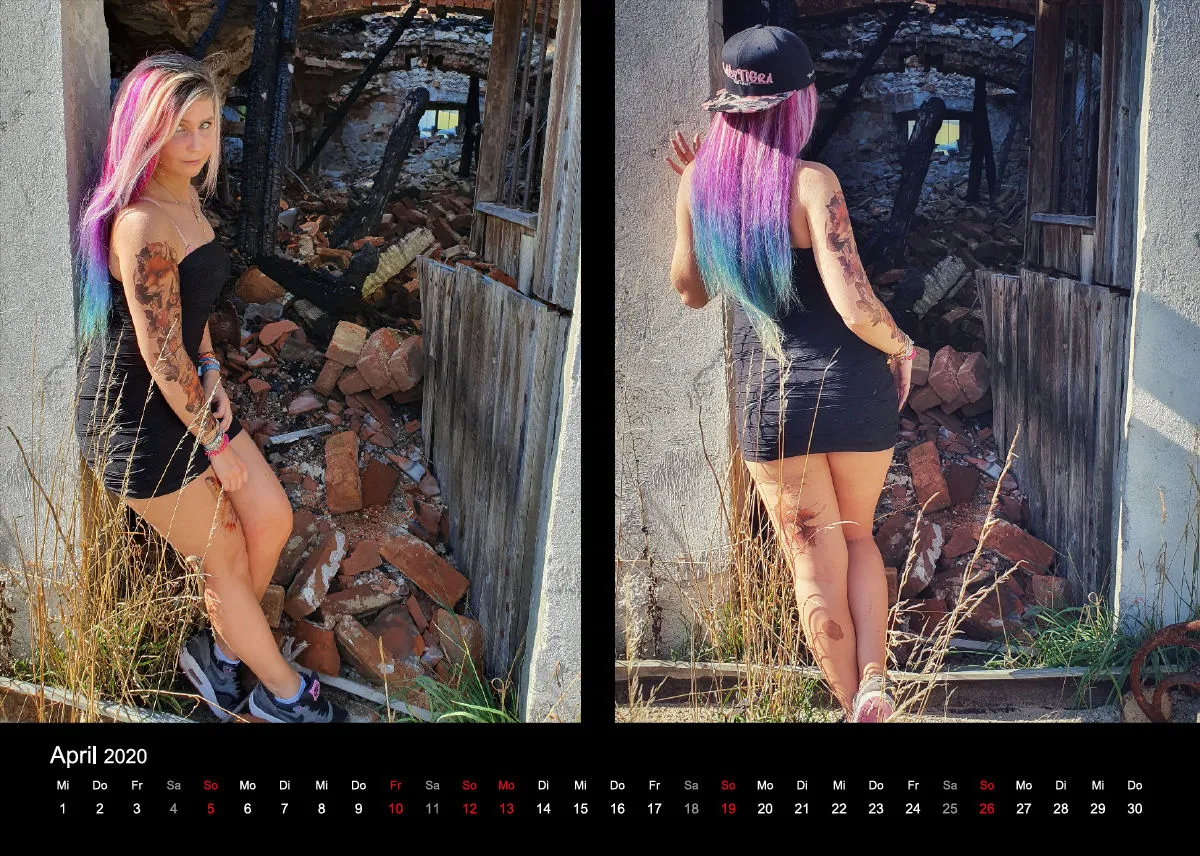 Tischkalender LadyTigra 2O20