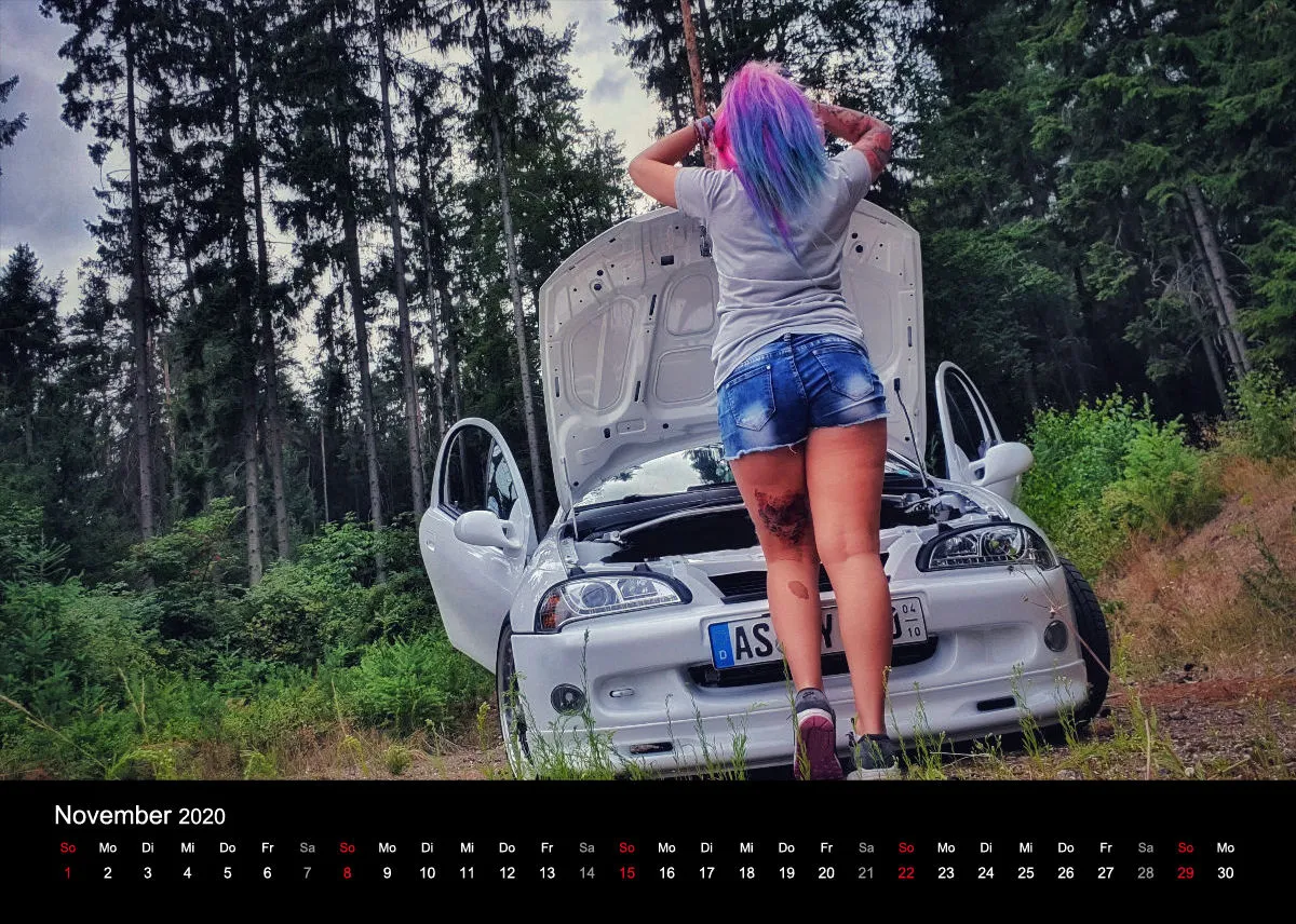 Tischkalender LadyTigra 2O20