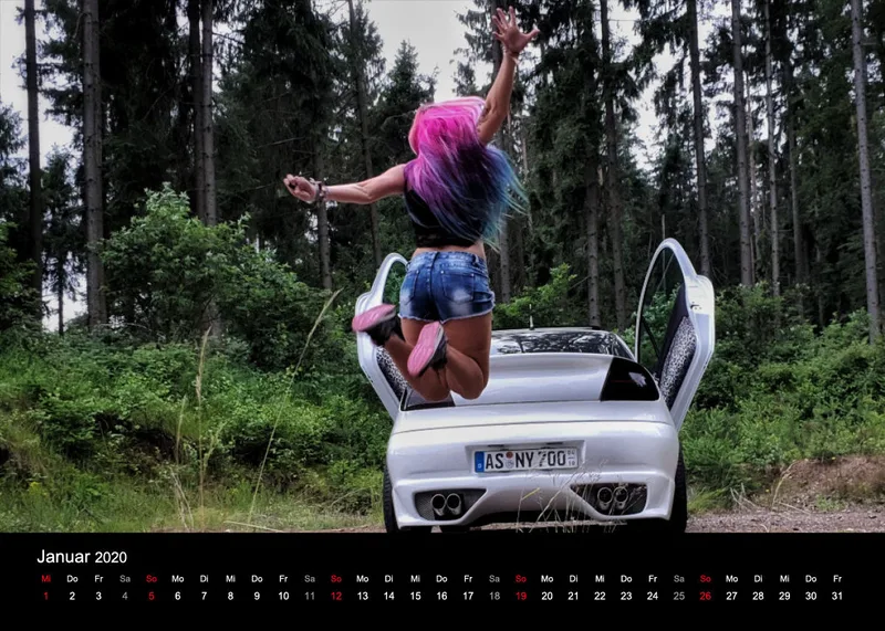 Tischkalender LadyTigra 2O20