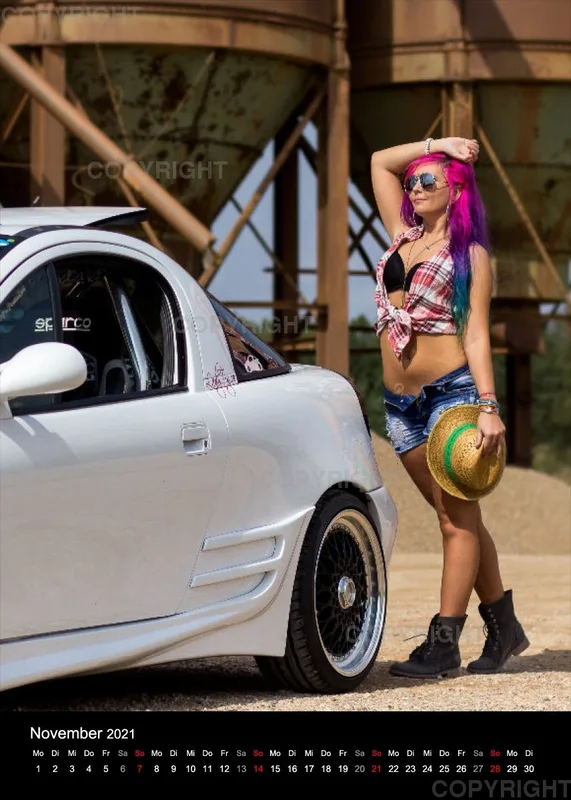 LadyTigra 2021 Tischkalender