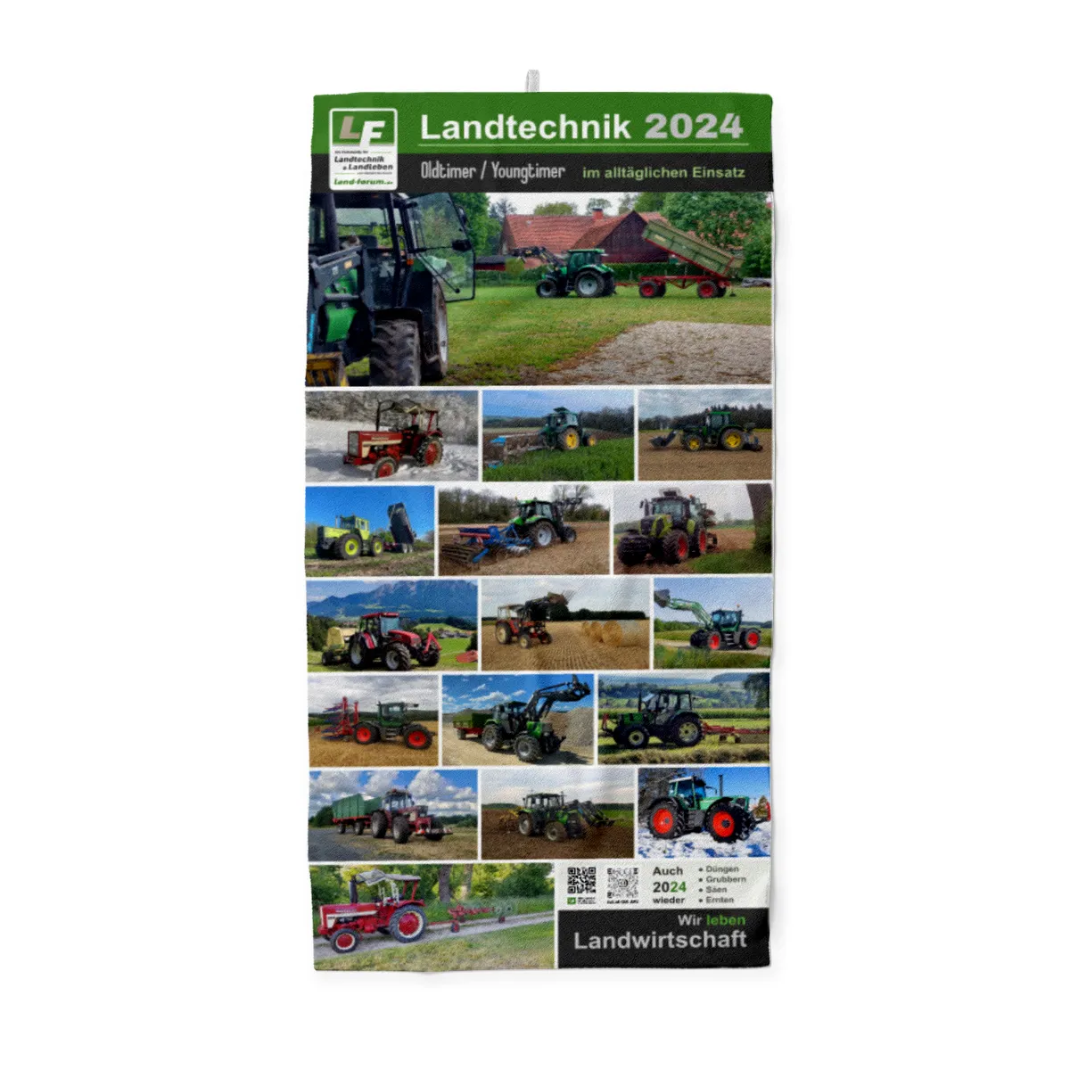 Landtechnik Handtuch 2024 / 50 x 100