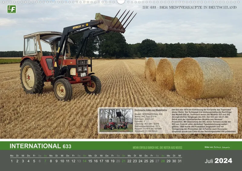 Landtechnikkalender 2024 / DIN-A2 Quer