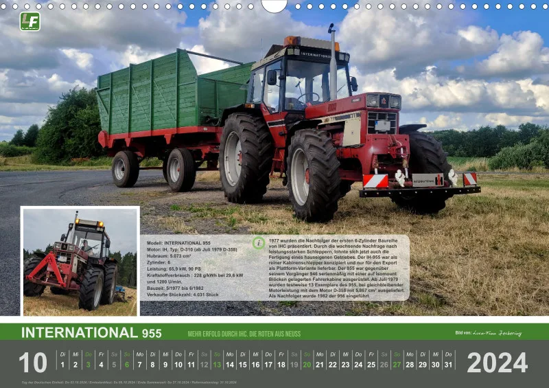 Landtechnik-Kalender 2024 / DIN-A3, Quer