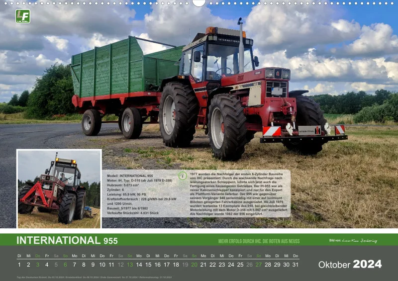Landtechnikkalender 2024 / DIN-A2 Quer