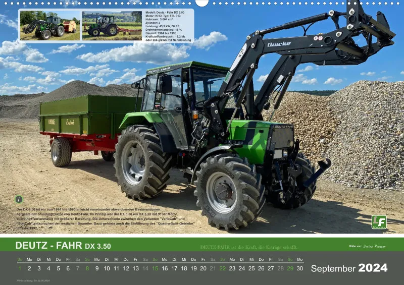 Landtechnikkalender 2024 / DIN-A2 Quer