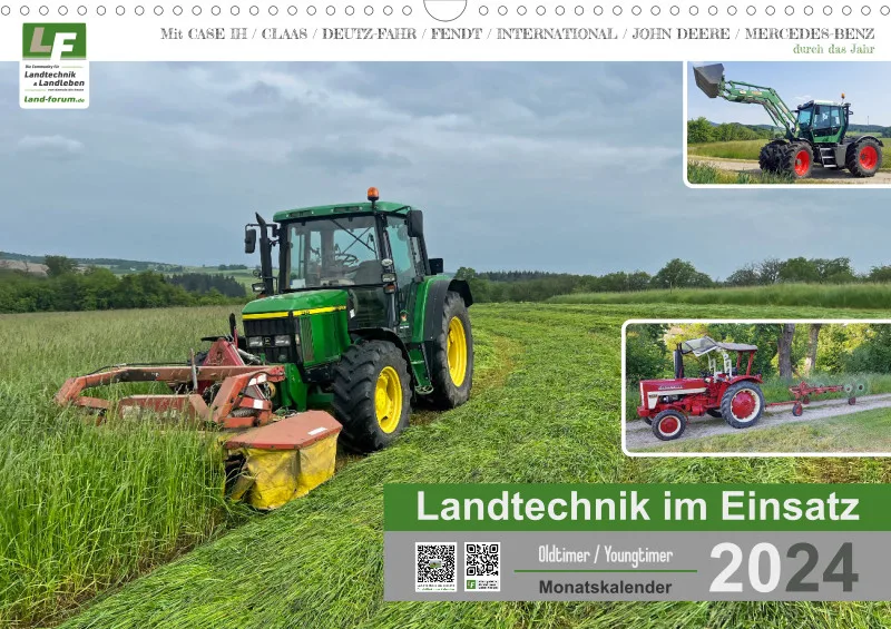 Landtechnik-Kalender 2024 / DIN-A3, Quer