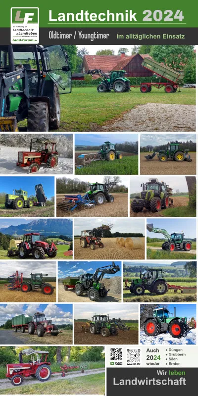 Landtechnik Handtuch 2024 / 50 x 100