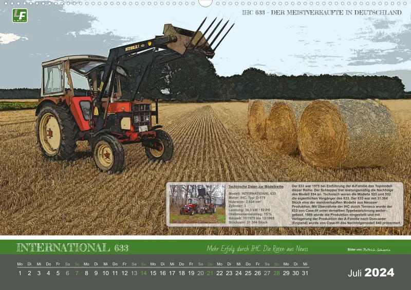 Cartoon-Kalender 2024 / DIN-A2 Quer