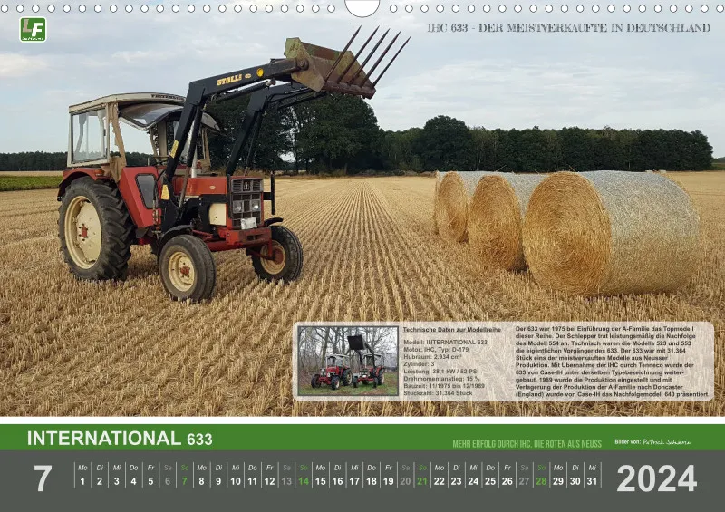 Landtechnik-Kalender 2024 / DIN-A3, Quer