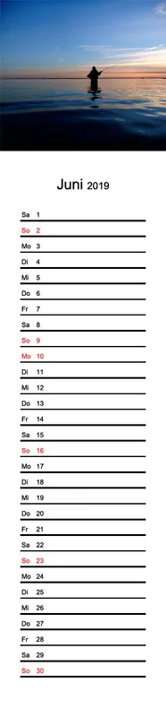 2019 (Design 15') Streifenkalender