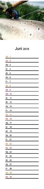2019 (Design 17') Streifenkalender
