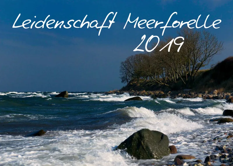2019 (Design 15') Wandkalender mit weißem Kalendarium links