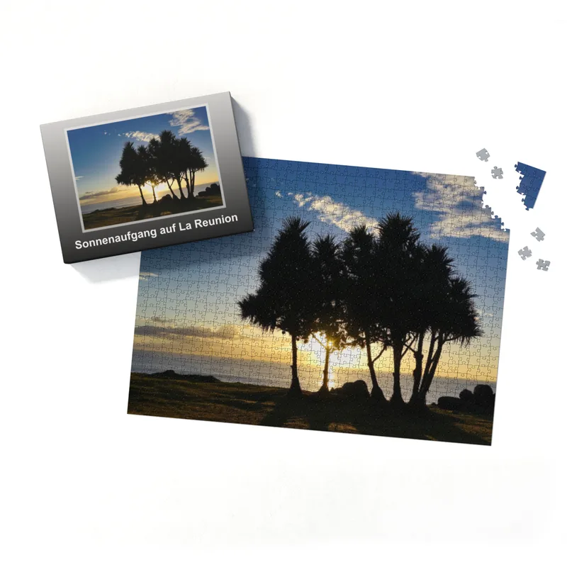 Sonnenaufgang auf La Reunion - Puzzle 1000 Teile