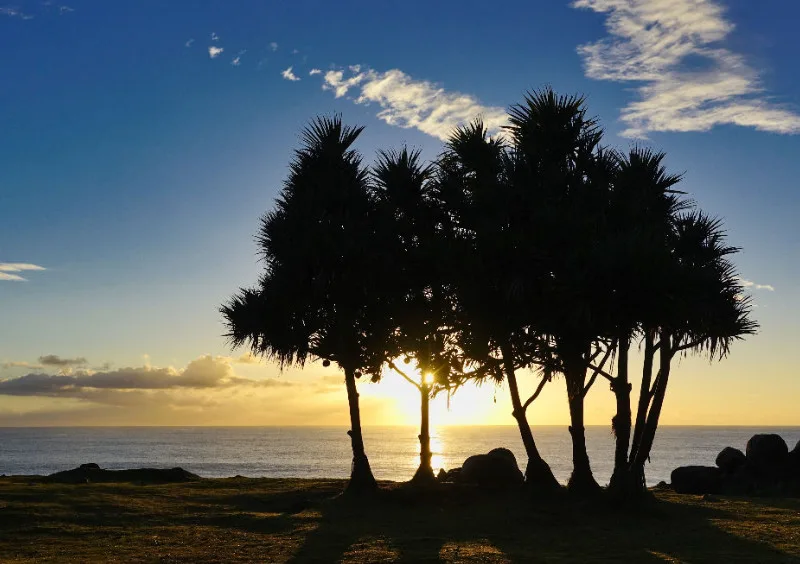 Sonnenaufgang auf La Reunion - Puzzle 1000 Teile