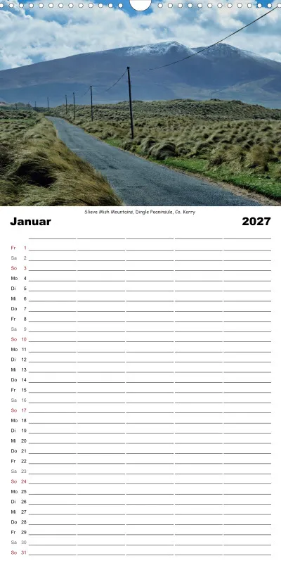Irland - Familienplaner 2027
