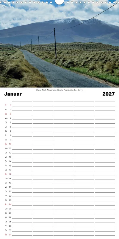 Irland - Familienplaner 2027