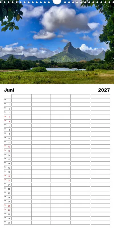 Mauritius - Familienplaner 2027