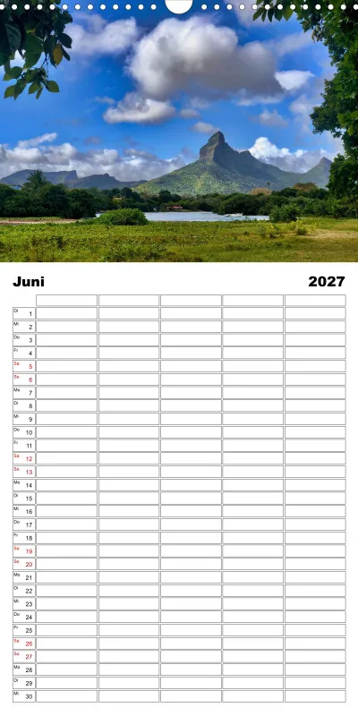 Mauritius - Familienplaner 2027