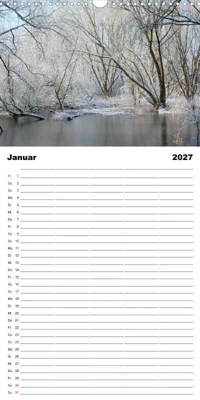 Die Natur im Blick - Familienplaner 2027
