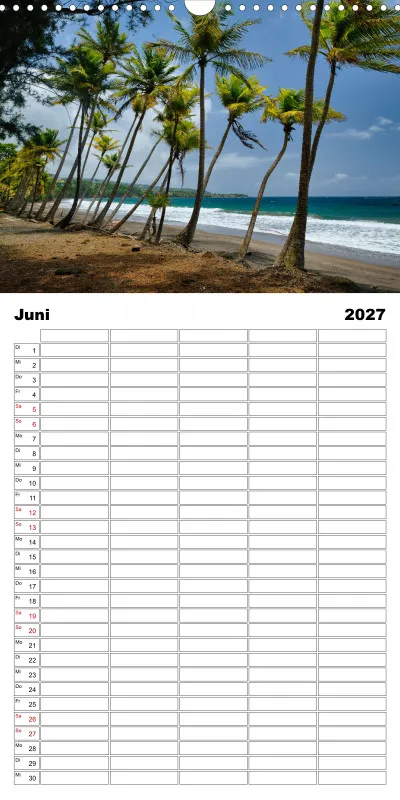 Guadeloupe - Familienplaner 2027