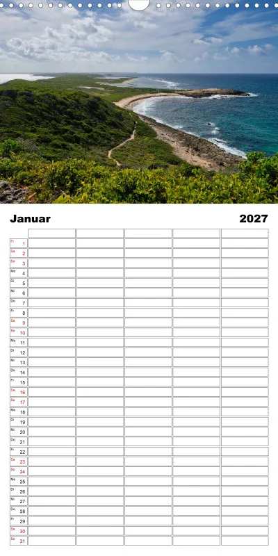 Guadeloupe - Familienplaner 2027